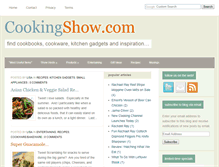 Tablet Screenshot of cookingshow.com